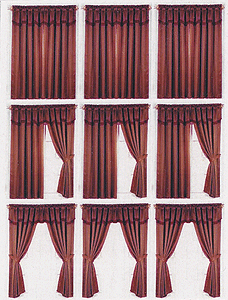 Window Treatment Sheets -- 8 Different Sheets