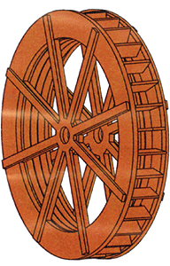 Grist Mill Water Wheel -- Kit