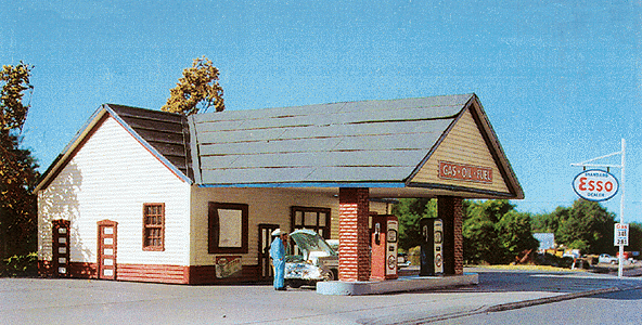 Gas Station - Laser Art -- Kit