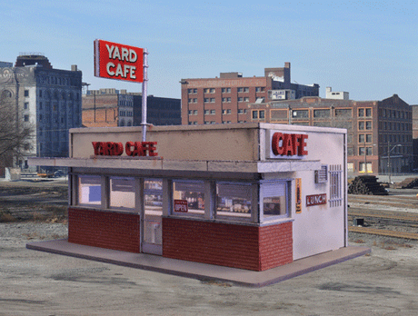 Yard/Hiway Cafe -- Kit - 2-5/8 x 1-3/4"  6.6 x 4.5cm