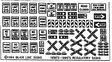 Highway Signs -- Regulatory Signs #1 1950s-Present (black, white)-1