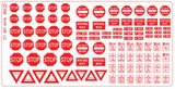Highway Signs -- Regulatory Signs #2 1930-Present (red, white)-2