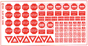 Highway Signs -- Regulatory Signs #2 1930-Present (red, white)-1