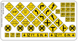Highway Signs -- Warning #3 1948-Present (black, yellow)-2