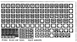 Highway Signs -- US Highway Route Markers 1950s-Present (black, white)