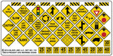 Highway Signs -- Warning #4 1948-Present (black, yellow)-2