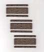 1-Lane Wood Grade Crossing -- Kit - 1-3/4"  4.4cm