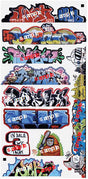 Mega Set Modern Tagger Graffiti Decals -- #14 pkg(10)