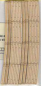 Laser-Cut Curved 2-Lane Wood Grade Crossing pkg(2) -- 18"  45.7cm Radius