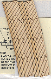 Laser-Cut Curved 2-Lane Wood Grade Crossing pkg(2) -- 22"  55.9cm Radius