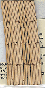 Laser-Cut Curved 2-Lane Wood Grade Crossing pkg(2) -- 24" Radius
