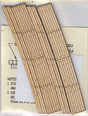 Laser-Cut Curved 2-Lane Wood Grade Crossing pkg(2) -- 30" Radius