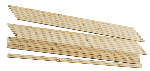 Wood Grade Crossing pkg(2) -- Left Angled