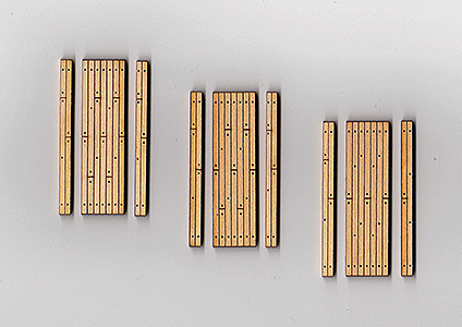 One Lane Wood Grade Crossing -- Kit - pkg(2)
