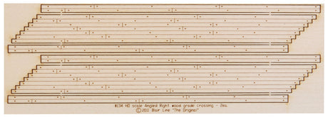 Wood Grade Crossing pkg(2) -- Right Angled-2