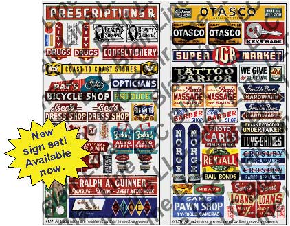 Printed Storefront & Advertising Signs -- Restaurants & Cafes