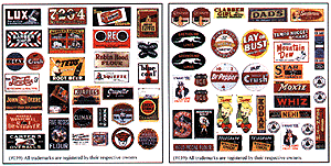 Storefront & Advertising Signs -- Porcelain Advertising Set #2