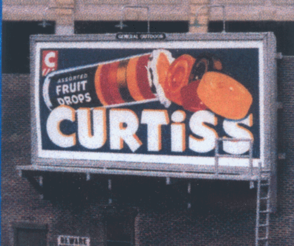 Laser-Cut Wood Billboards (1 Billboard Frame, Lamp Shades & Two Signs) -- Wall, 1930s-Present