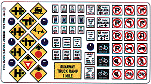 Highway Signs -- Modern Traffic (1971-Present, Full-Color)