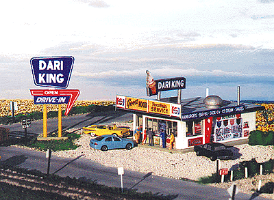 Dari-King Drive-In Restaurant -- Kit - 4 x 5"  10 x 12.5cm