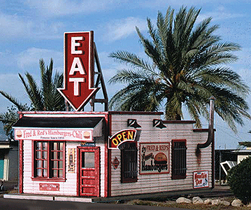 Fred & Red's Hamburgers -- Kit - 2 x 4-1/2"  5 x 11.2cm