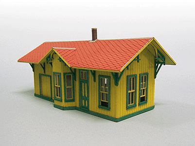 Missouri Pacific-Style Boston, Missouri Depot -- Kit - 5-1/2 x 2-5/8"  13.9 x 6.6cm