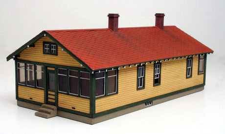Santa Fe 6-Room Section House -- Kit - 6-3/4 x 3-27/64"  16.9 x 8.6cm-2