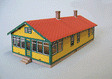 Santa Fe 6-Room Section House -- Kit - 6-3/4 x 3-27/64"  16.9 x 8.6cm-1