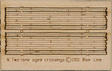Wood Grade Crossing - Kit -- Laser-Cut Wood Kit - Rough-Cut Two Lane pkg(2) 1-13/16" Long
