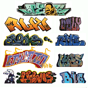 Graffiti Decals Mega Set -- Set #2 pkg(9)