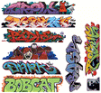 Graffiti Decals Mega Set -- Set #9 pkg(9)