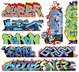 Graffiti Decals Mega Set -- Set #12 pkg(8)