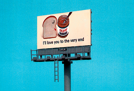 Laser-Cut Wood Billboards (1 Billboard Frame, Lamp Shades & Two Signs) -- Pylon 1960s - Present