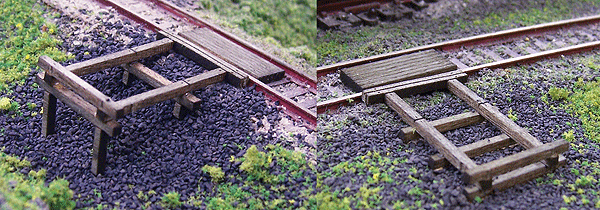 Handcar Set-off Laser Cut Wood Kit pkg(3) -- 1-13/16 x 1-1/4"  4.6 x 3.2cm