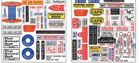 Main St Storefront Signs