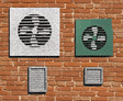 Wall Fans & Wall Vents - Kit -- 6 Fans & 15 Vents-1