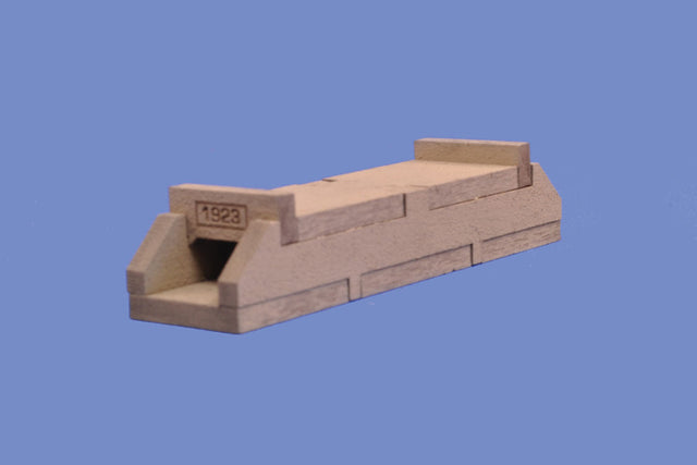 Concrete Box Culvert -- 2-7/8 x 3/4 x 1/2"  7.3 x 1.9 x 1.3cm