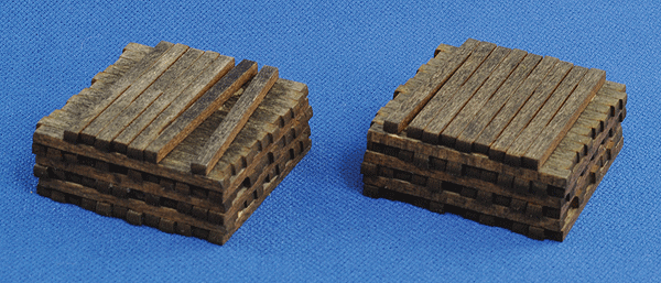 Pile O' Ties -- Assembled - Stained pkg(2)