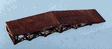 Laser-Cut Wooden Loading Ramp -- 2-1/4 x 5/8"  5.6 x 1.5cm