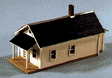 Laser-Cut Shotgun House -- 3/4 x 2-1/8  1.8 x 5.3cm