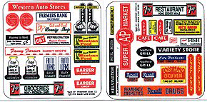 Storefront & Advertising Signs -- Main Street Storefront III