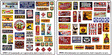 Storefront & Advertising Signs -- Porcelain Advertising Set #1