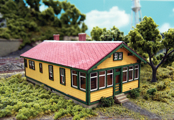 Laser-Cut Structure Kits -- Santa Fe 6-Room Section House