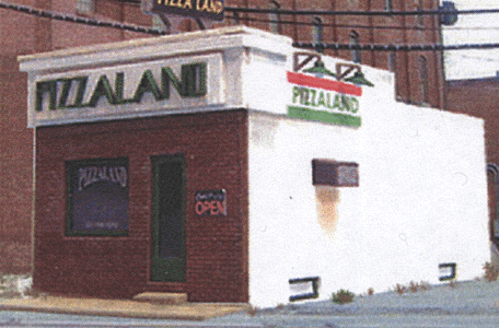 Laser-Cut Structure Kits -- Pizzaland - 1-1/4 x 2-3/16"  3.1 x 5.5cm