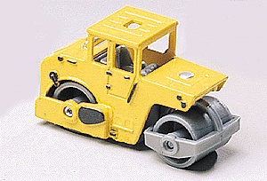 Construction Equipment - Road Surface Compacter -- Yellow