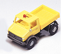 Construction Equipment - Trucks - Unimog -- Yellow