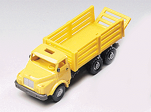 Trucks - 2-Axle Stakebed w/Conventional Cab -- Yellow