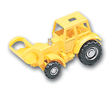 Logging Equipment - Tractor w/Front Timber Grapple -- Yellow