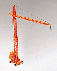 Construction Equipment - Cranes - Vertical/Hi-Rise Type -- Orange