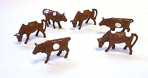 Farm Animals - Cows -- Brown & White